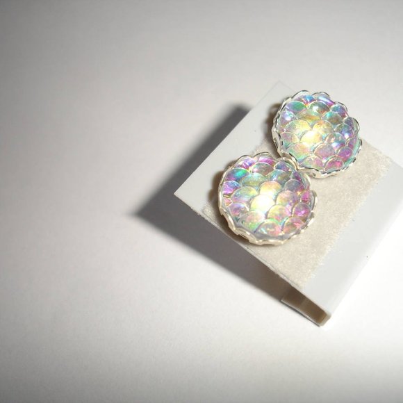 Mermaid Scale earrings Mermaid Scale Mermaid Scale - Picture 10 of 10